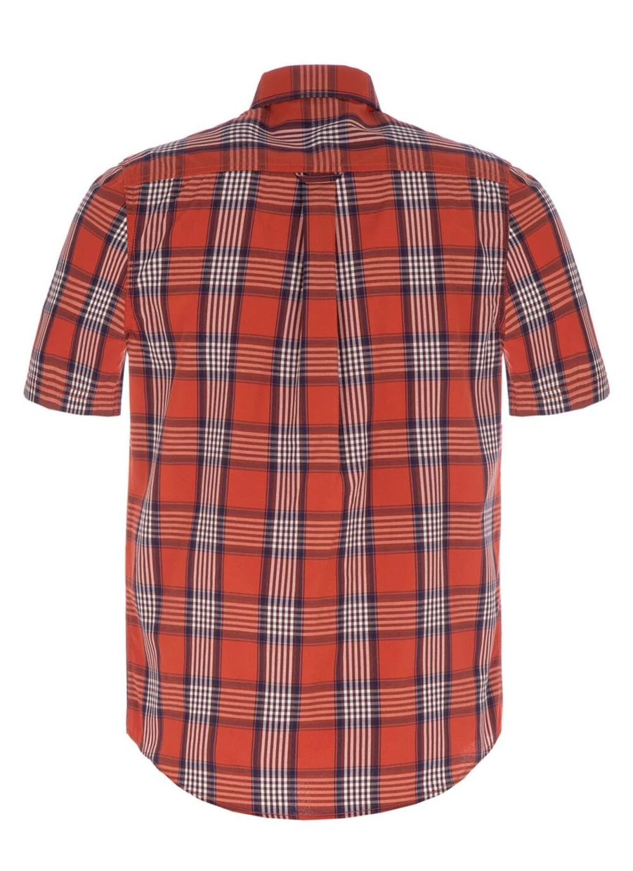 PG FIELD Men's Classic Checkered Shirt - Stylish Casual Plaid Button-Up for Men