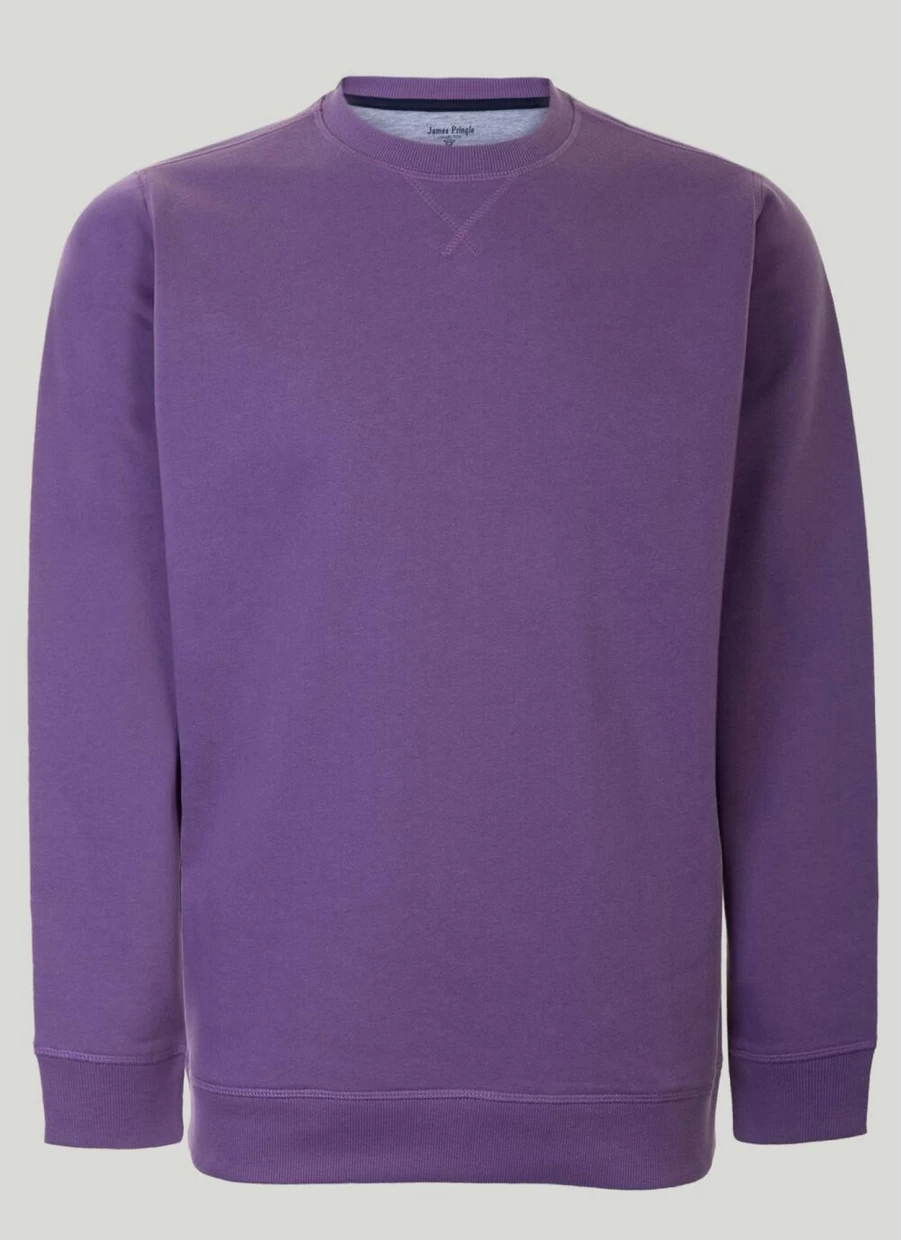 James Pringle Men's Classic Crew Neck Sweatshirt - Comfortable Cotton Blend Pullover for Casual Wear