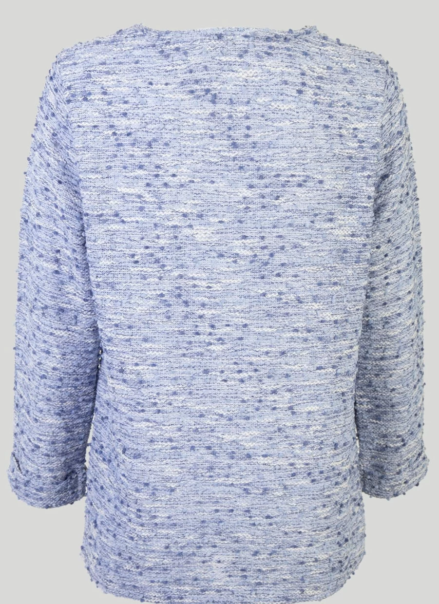 Isle Women's Bobble Top Stylish Knit Blouse for Casual Wear