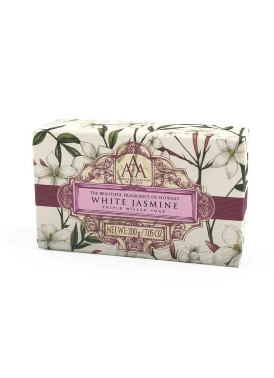 The Somerset Toiletry Co White Jasmine Soap Bar for Women - Luxurious Floral Scented Handmade Soap