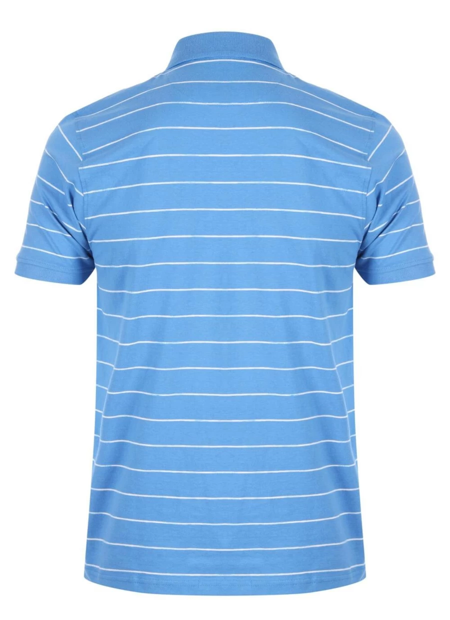 James Pringle Men's Stripe Polo Shirt - Classic Cotton Knit Casual Top