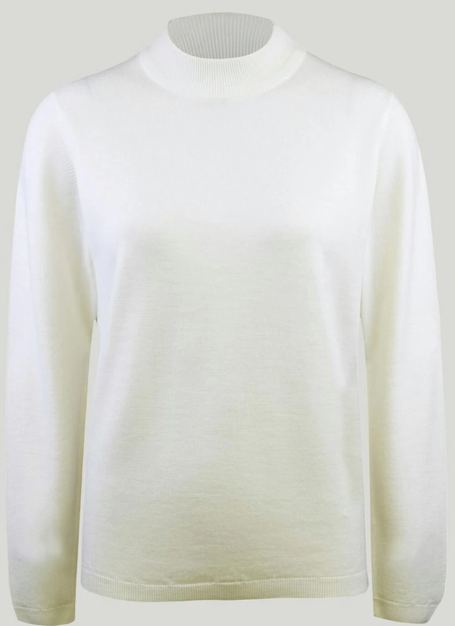 Isle Women's Merino Wool Turtleneck Sweater Soft Warm Knit Pullover