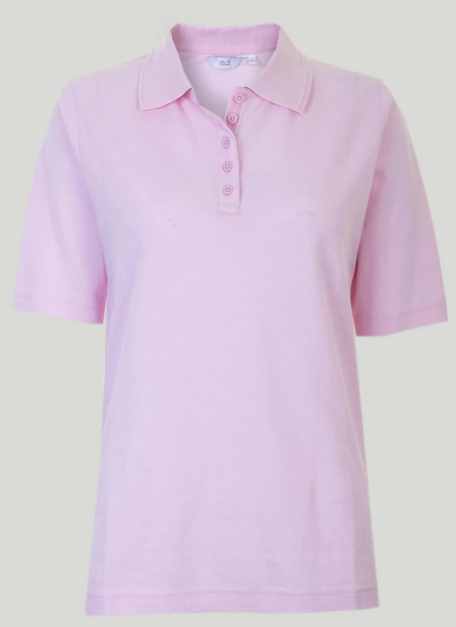 Isle Women's Classic Polo Shirt - Comfortable & Stylish Casual Top