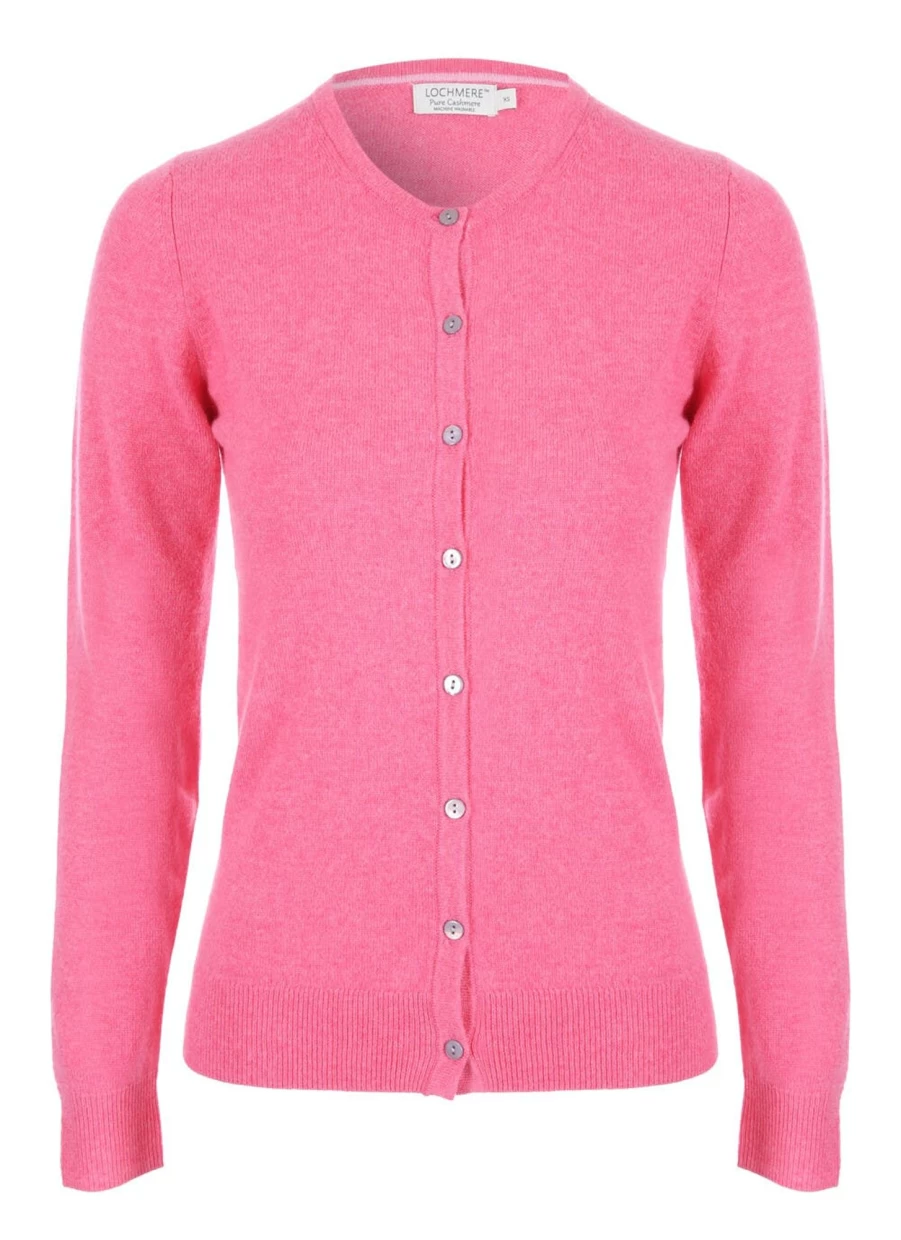 Lochmere Women's Bright Cashmere Cardigan – Soft Luxurious Knit Sweater