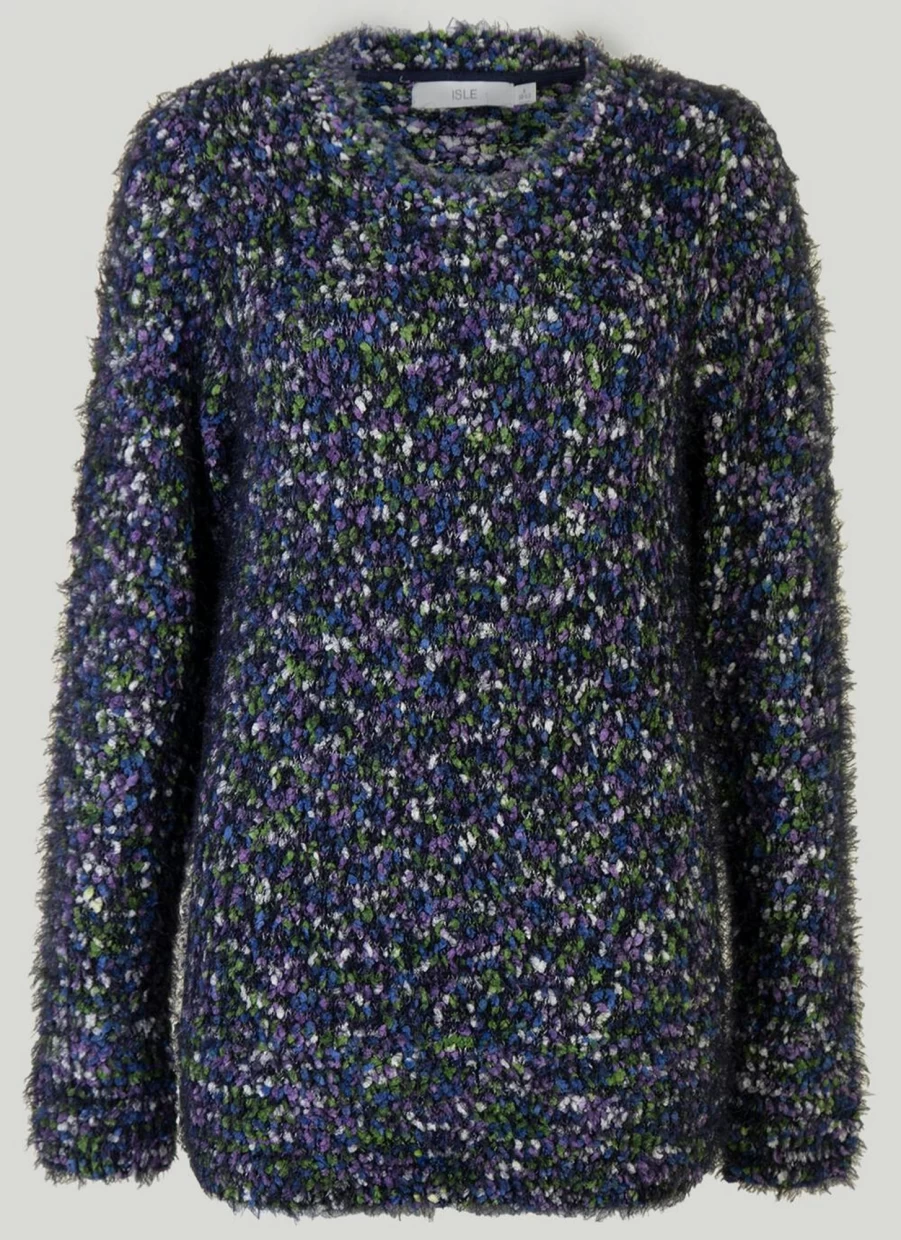"Isle Women's Textured Knit Jumper - Soft Cozy Sweater"