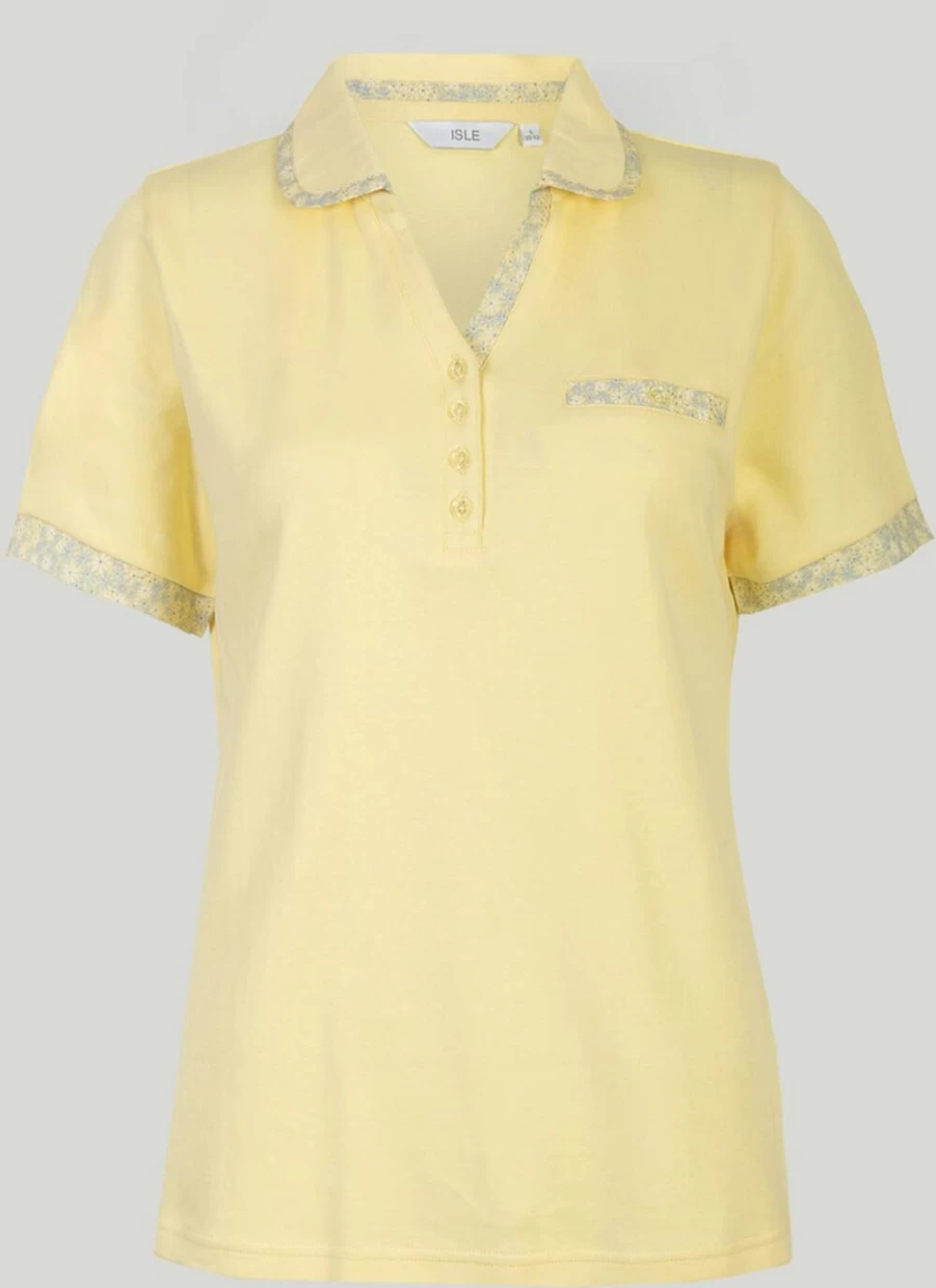 Isle Women's Classic Polo Shirt - Comfortable & Stylish Casual Top