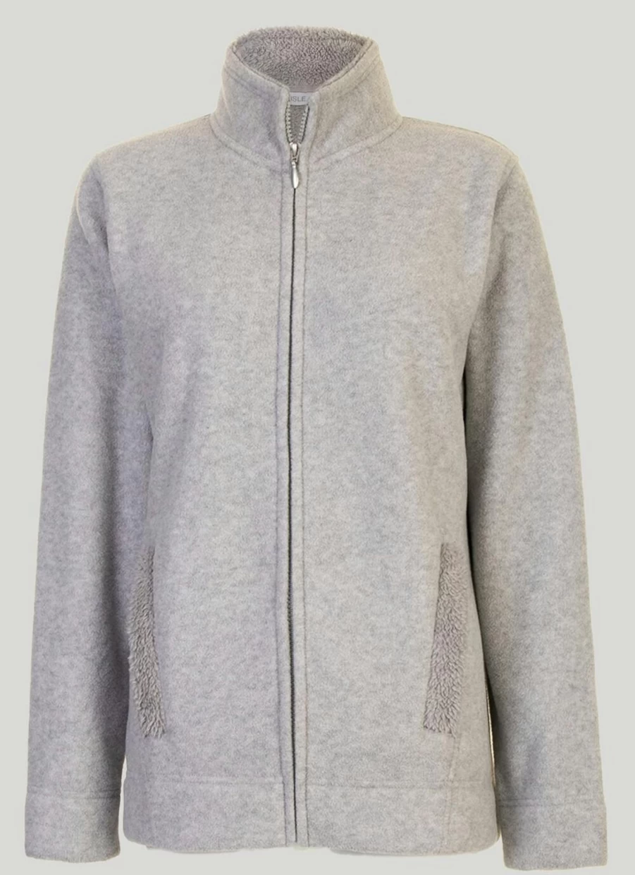 Isle Women's Fleece Jacket - Soft & Warm Winter Outerwear for Women