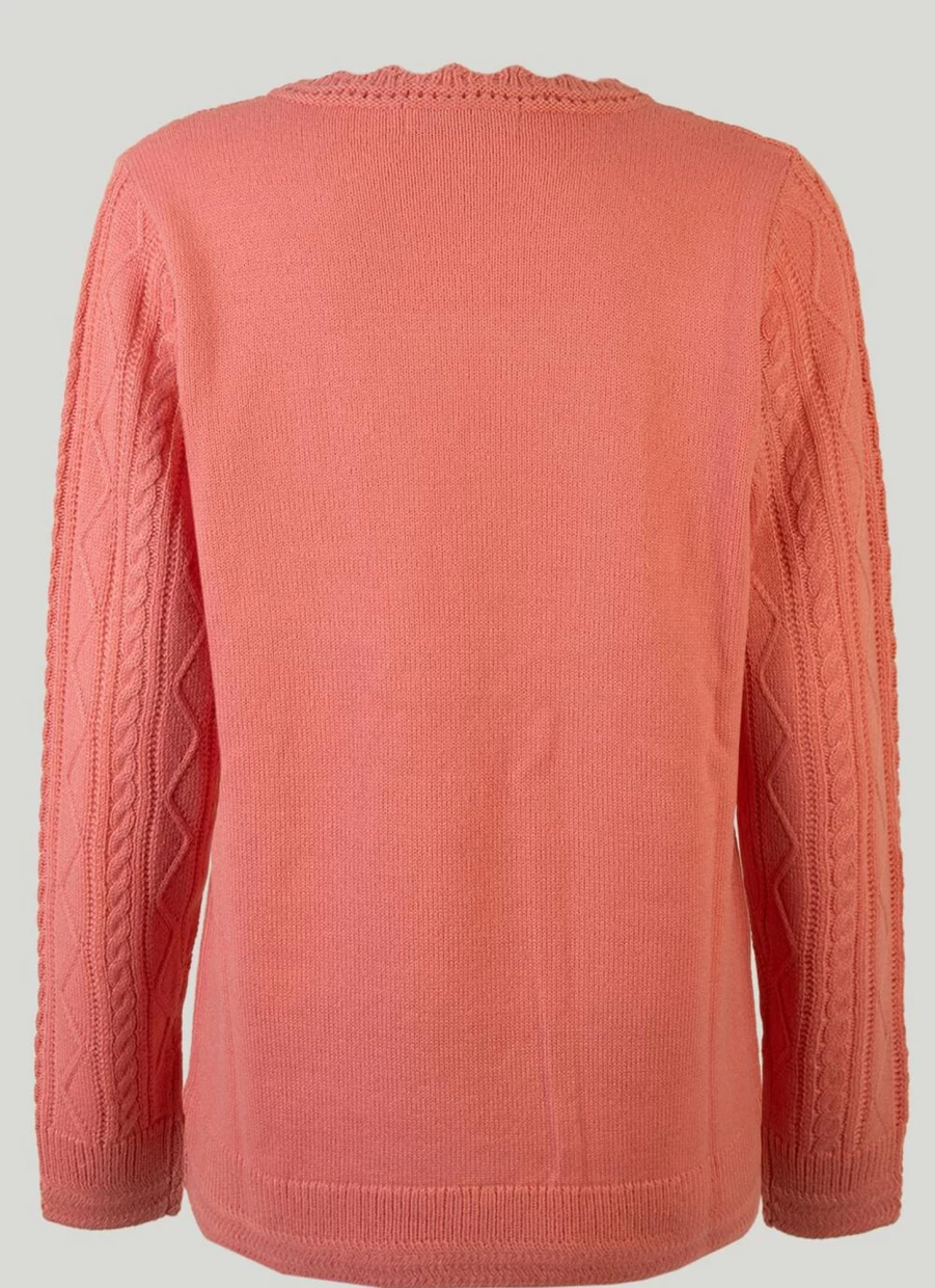 Isle Women's Cable Jumper - Soft Knit Sweater for Stylish Comfort