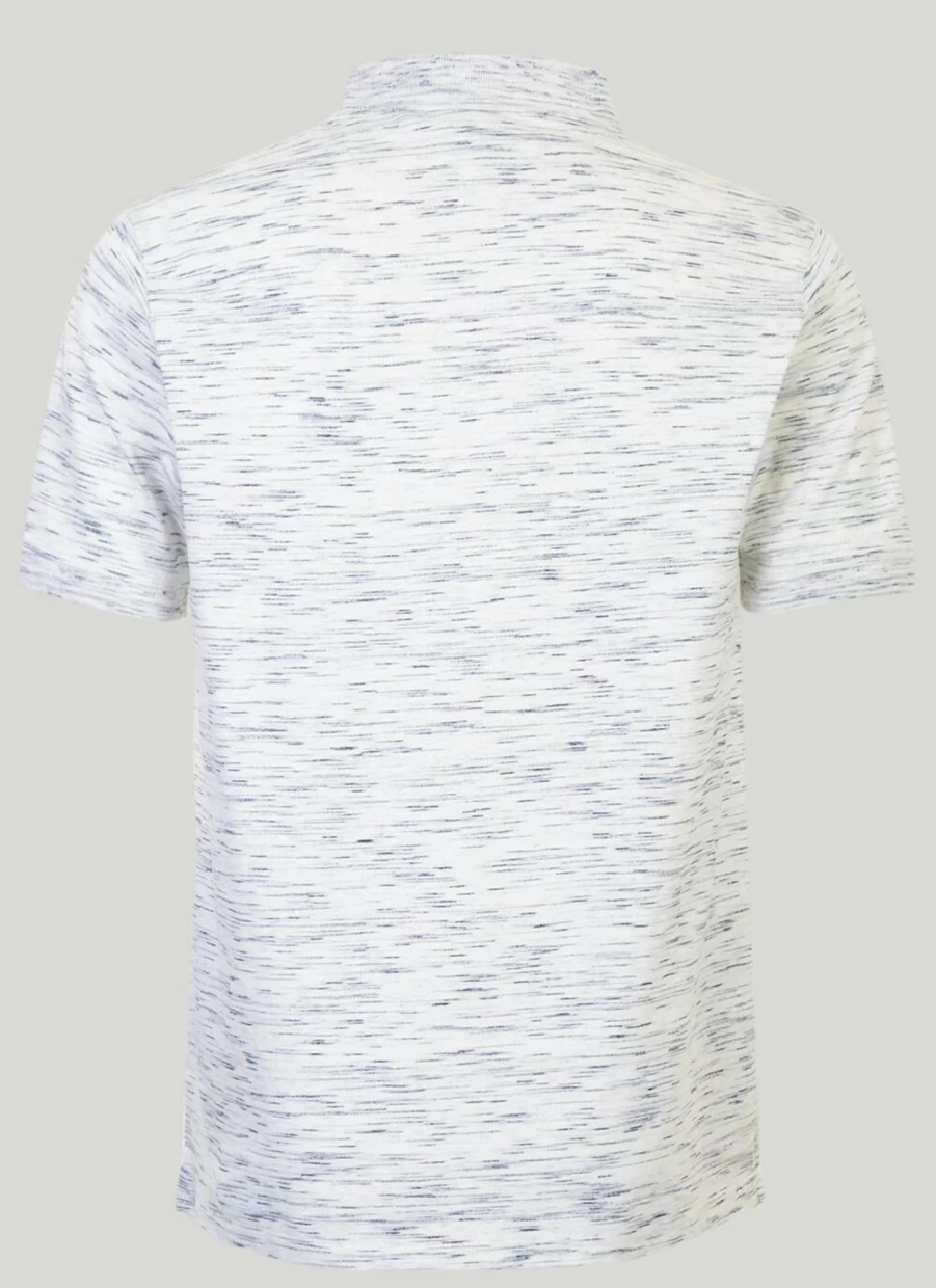 James Pringle Men's Space Dye Polo Shirt - Casual Comfort Knit Top
