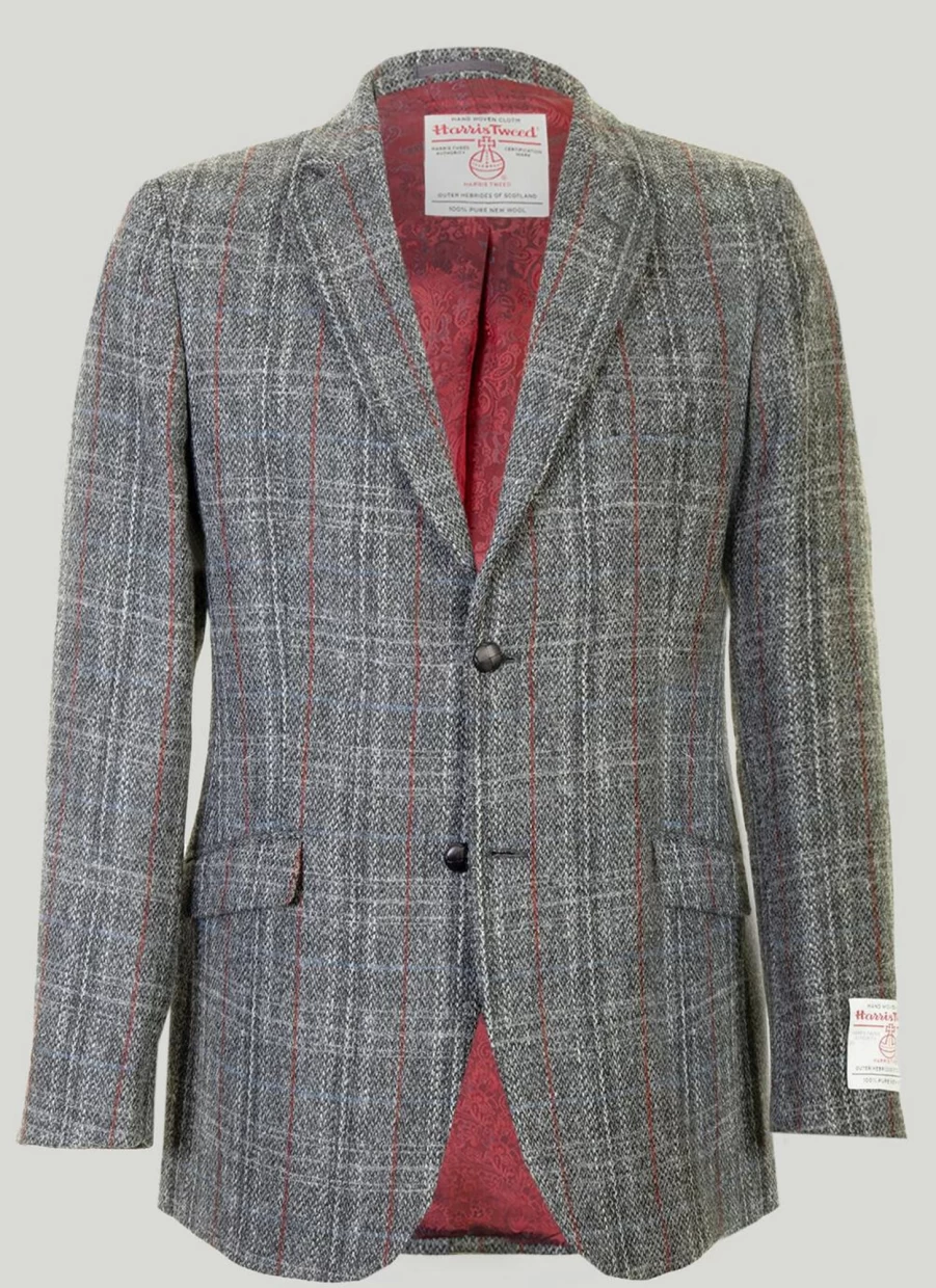Men's Harris Tweed Eriskay Jacket - Classic British Wool Blazer for Men