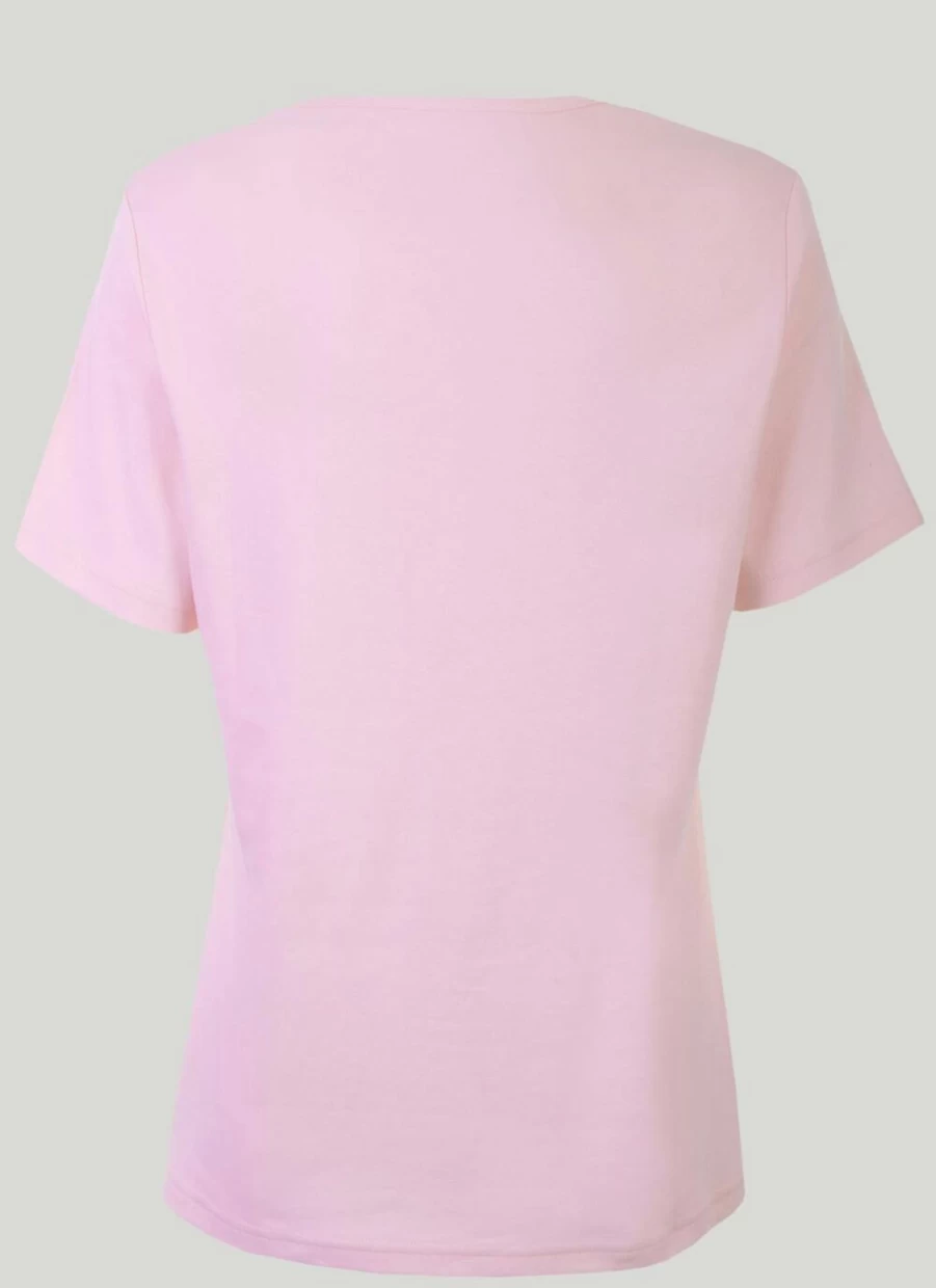 "Isle Women's Keyhole Neckline T-Shirt - Stylish Casual Top"