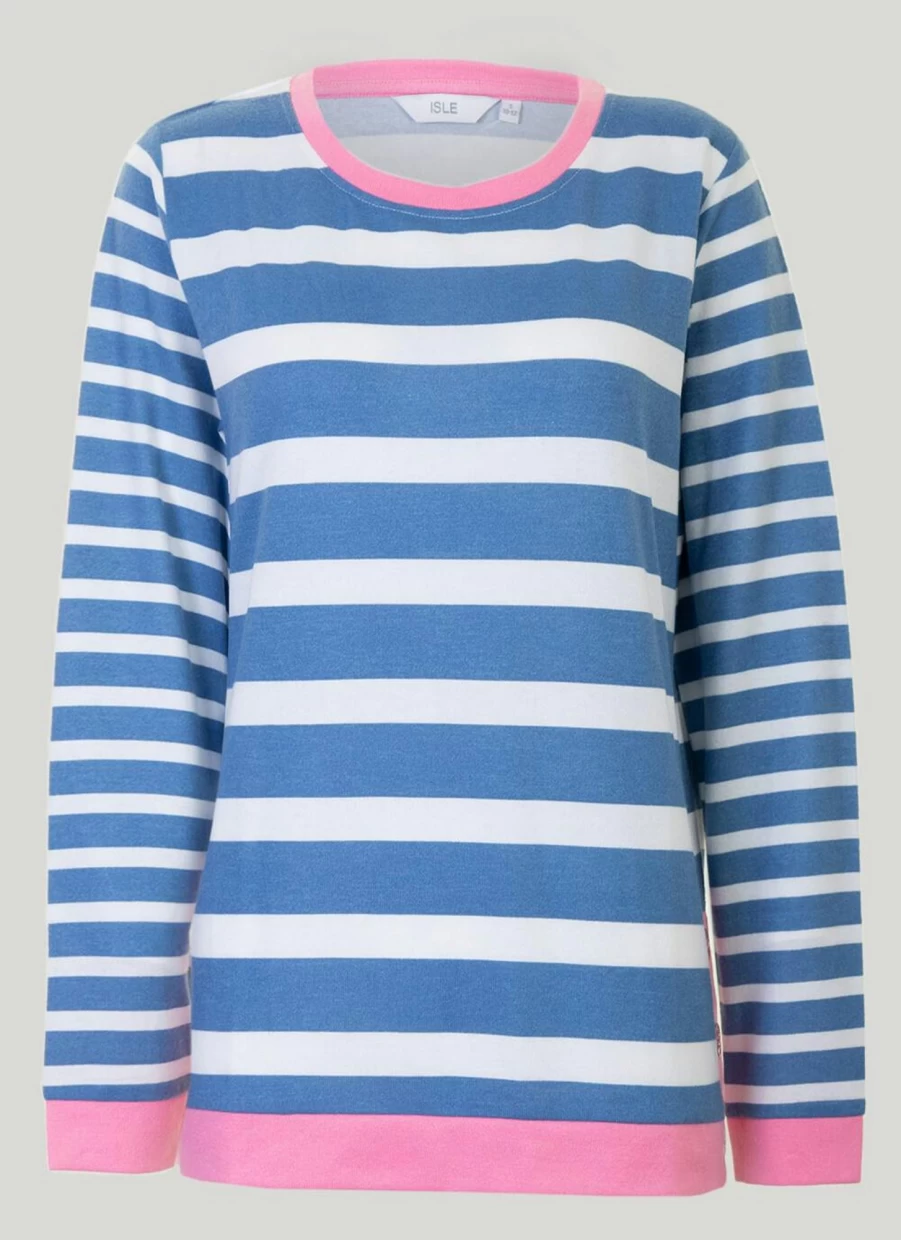 "Isle Women's Stripe Top - Stylish Casual Striped Shirt for Women"