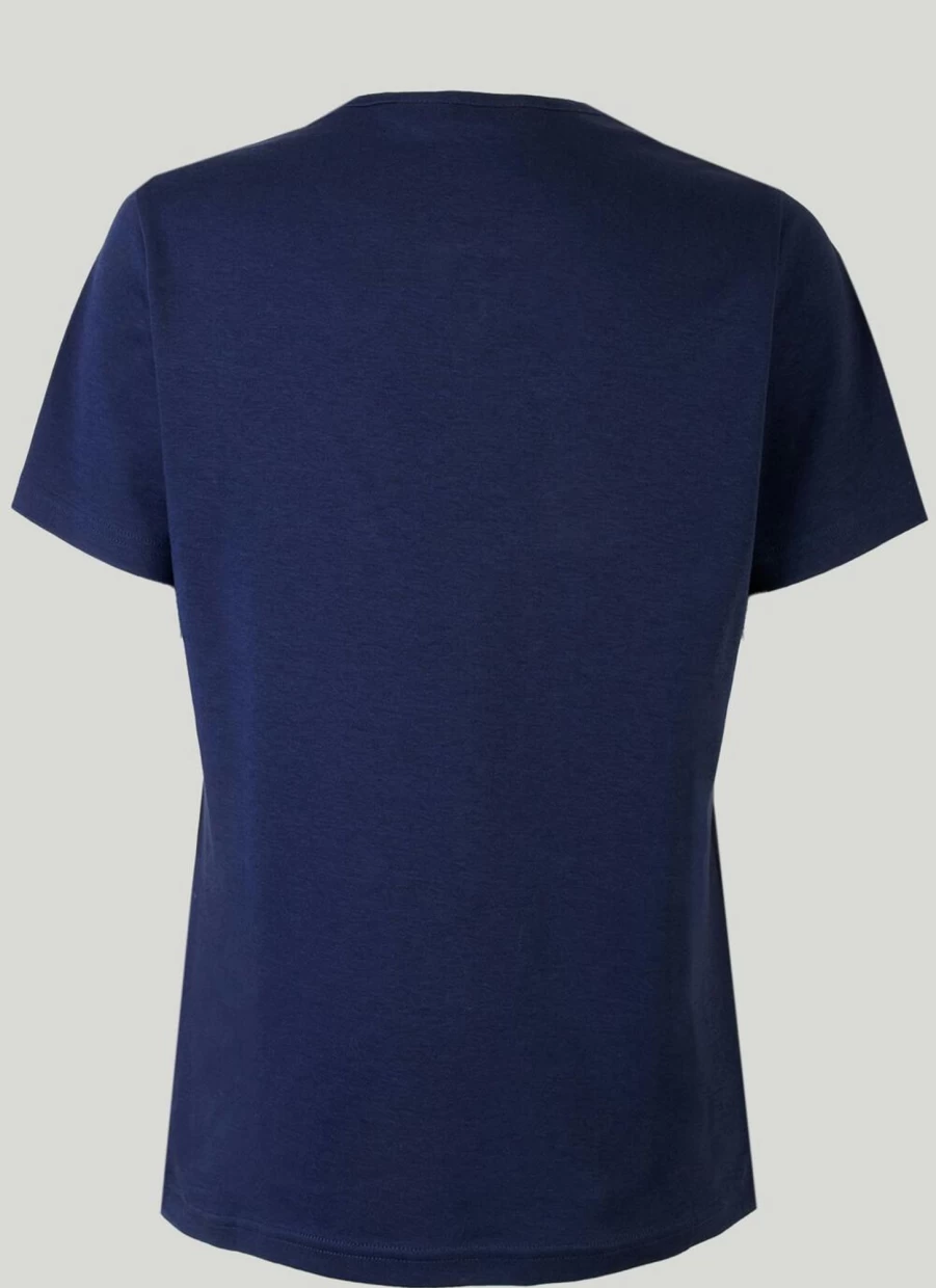 "Isle Women's Keyhole Neckline T-Shirt - Stylish Casual Top for Women"