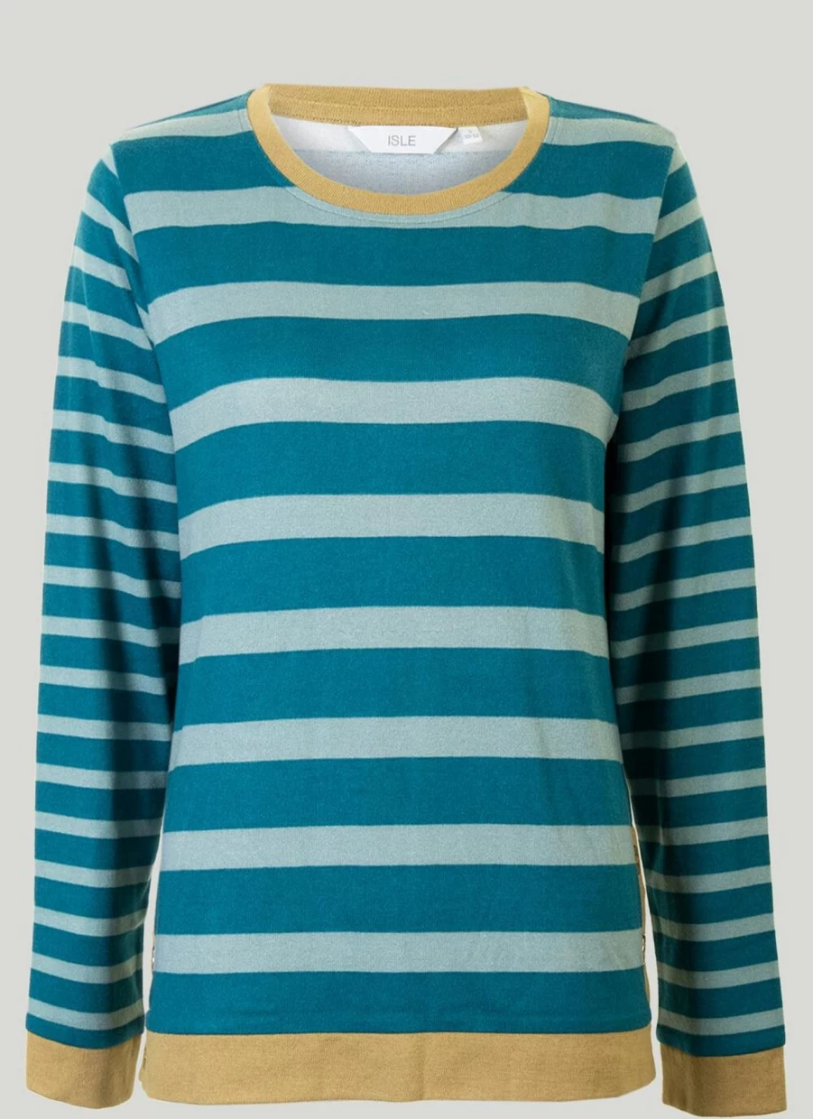 Isle Women's Stripe Top - Stylish Casual Striped Shirt for Women