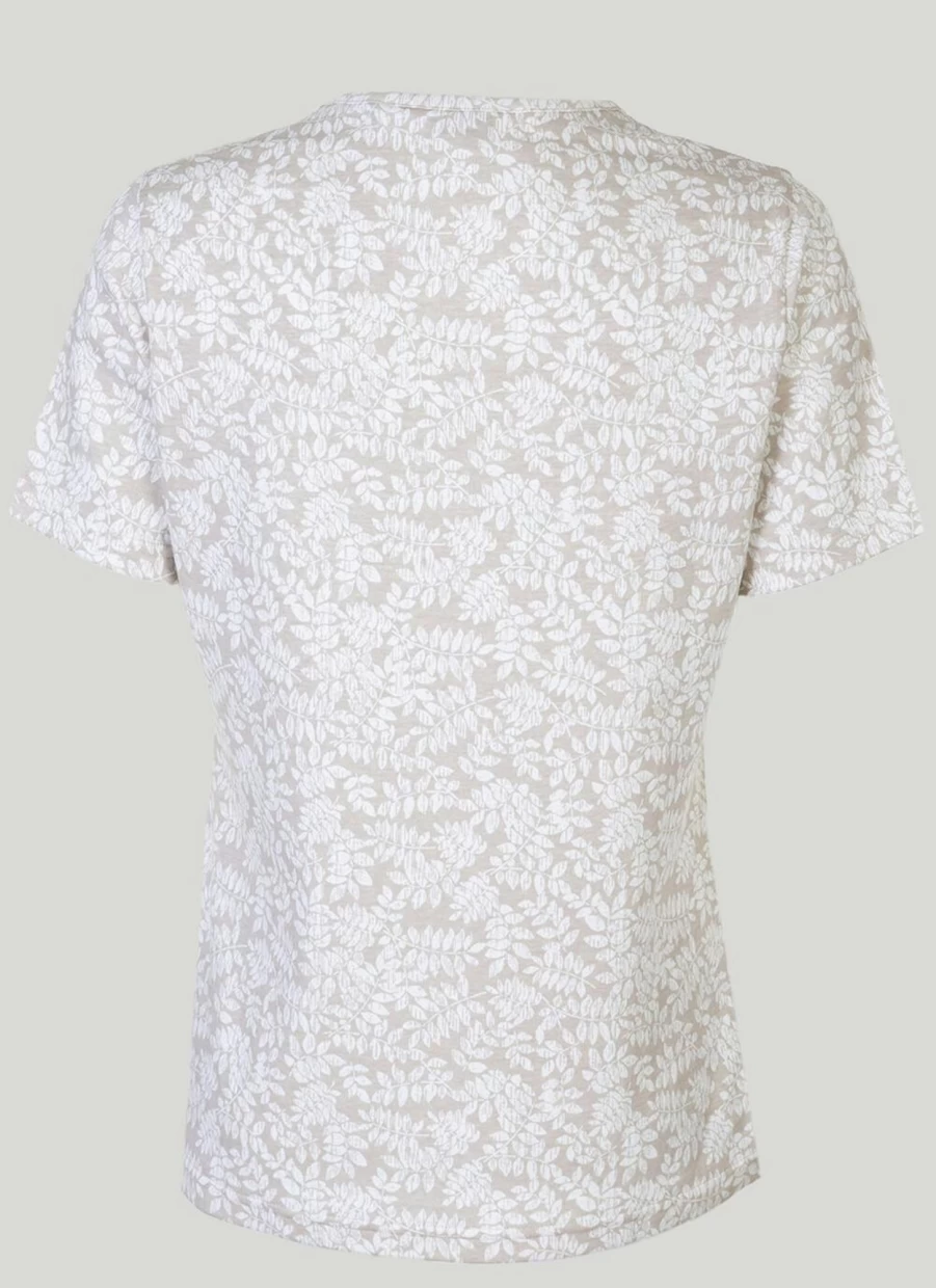 "Isle Women's Keyhole Neckline T-Shirt - Stylish Casual Top"