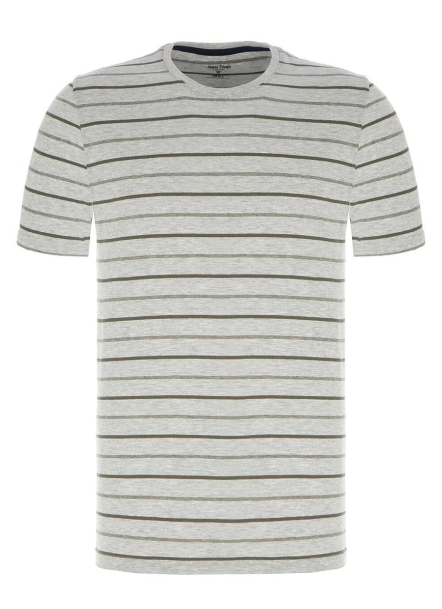 James Pringle Men's Dark Crew Neck T-Shirt - Classic Cotton Tee for Casual Wear
