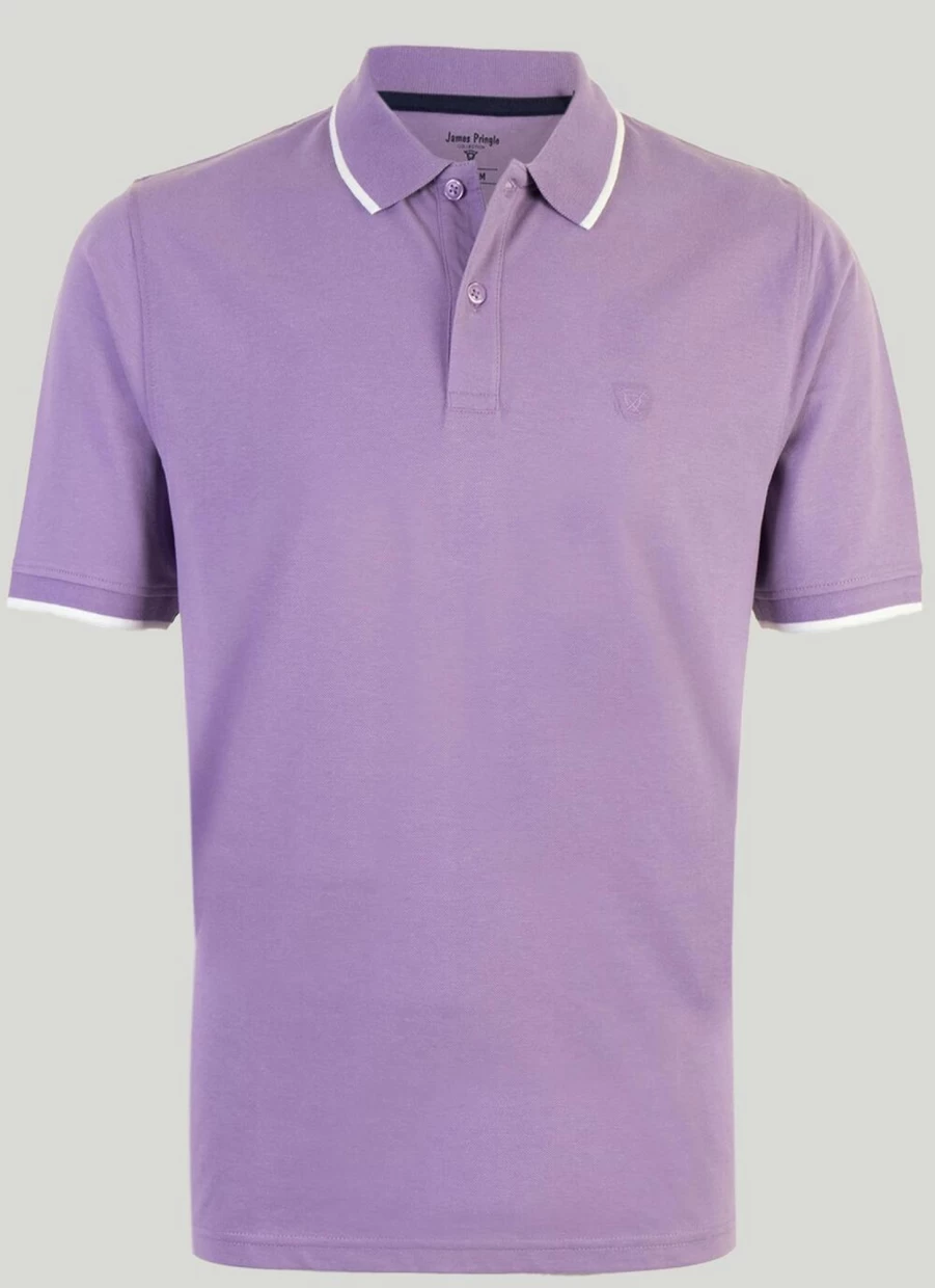 Men's Cotton Polo Shirt by James Pringle – Classic Comfort & Style