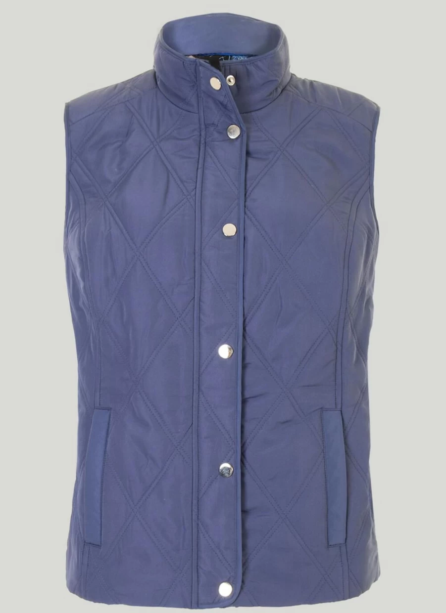 Honor Millburn Women's Quilted Gilet - Lightweight Warm Vest for Stylish Layering
