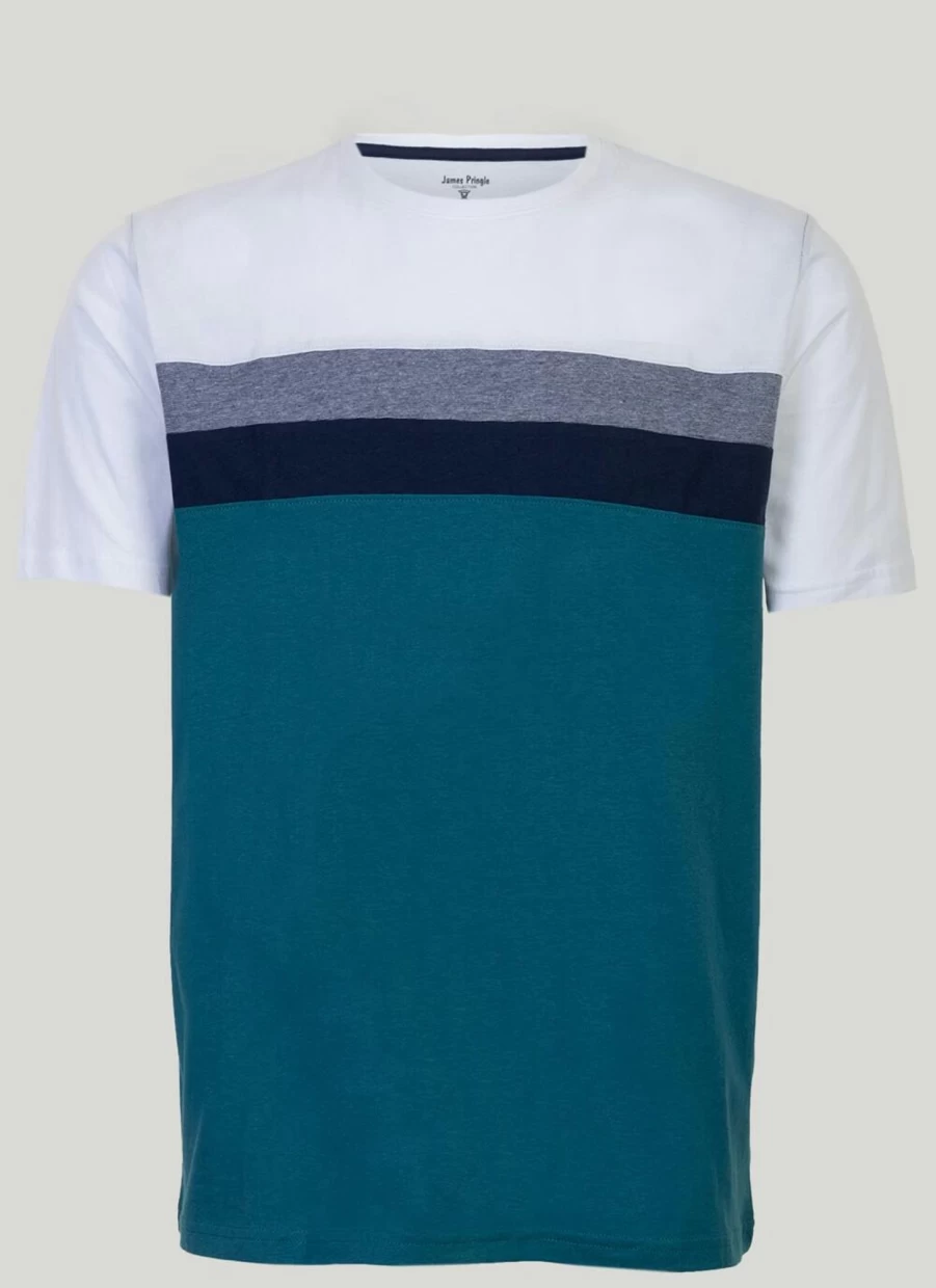 James Pringle Men's Classic Crew Neck T-Shirt – Soft Cotton Essential Tee
