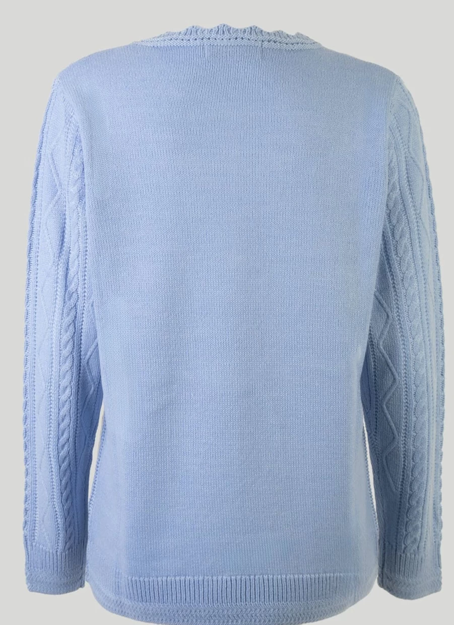 Isle Women's Cable Jumper - Soft Knit Sweater for Stylish Comfort