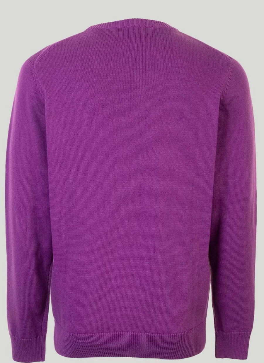 James Pringle Men's Cotton Crew Neck Jumper - Soft Classic Knit Sweater