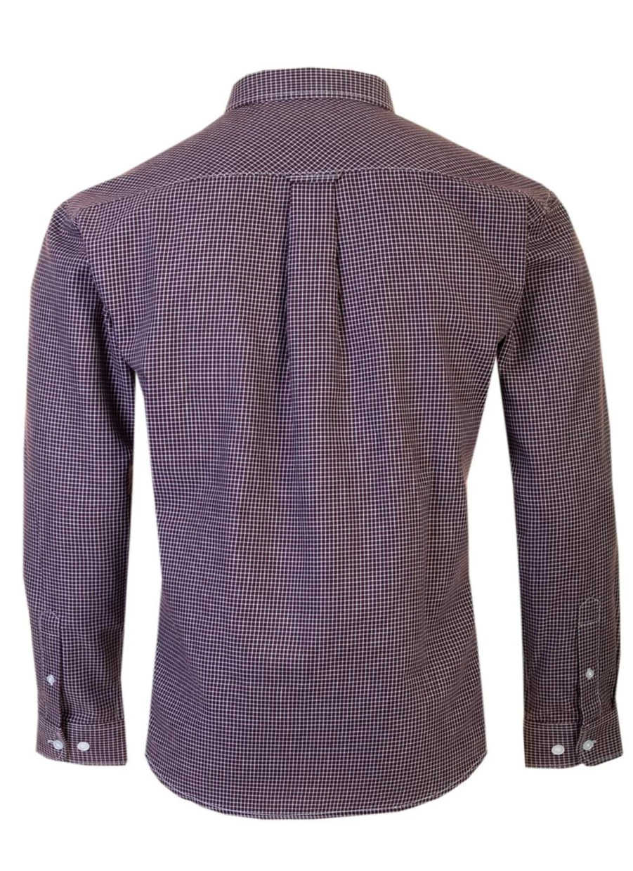 James Pringle Men's Classic Check Shirt - Premium Tartan Plaid Button-Up Shirt for Men