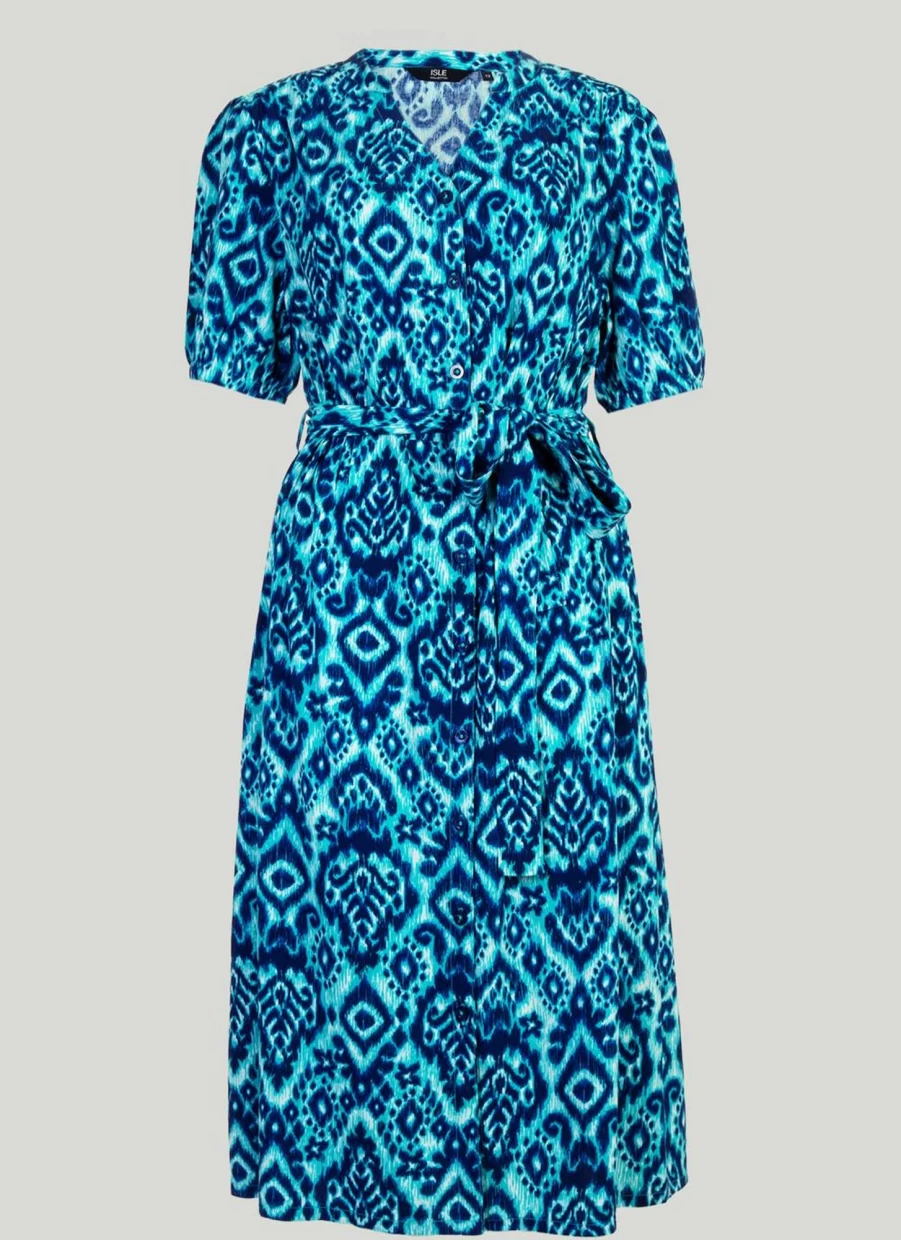 "Isle Women's Floral Printed Dress - Stylish & Comfortable Summer Dress"