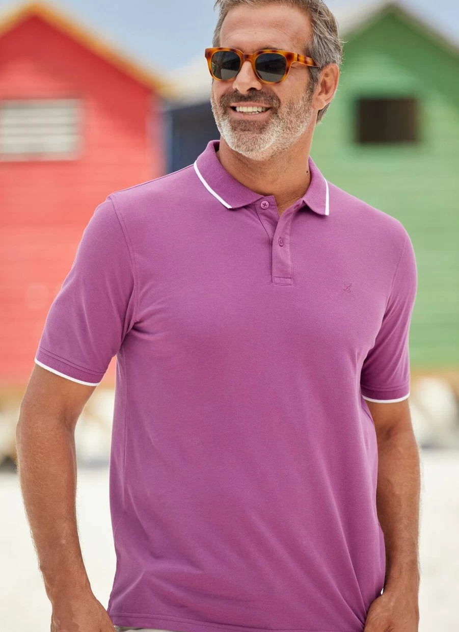 James Pringle Men's Classic Dark Polo Shirt - Premium Cotton Casual Wear