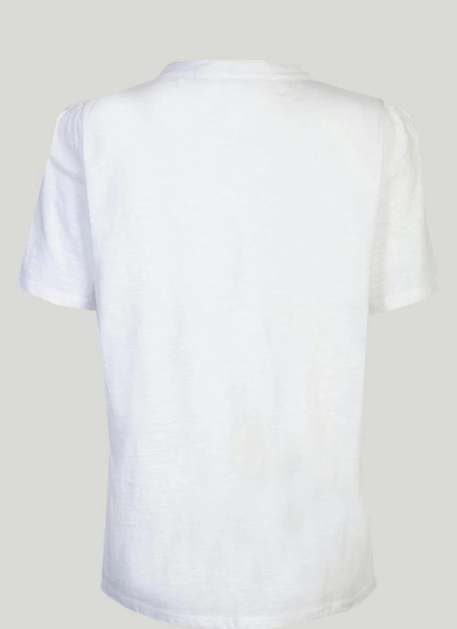 Isle Women's Print Notch Neck T-Shirt - Stylish Casual Tee for Women
