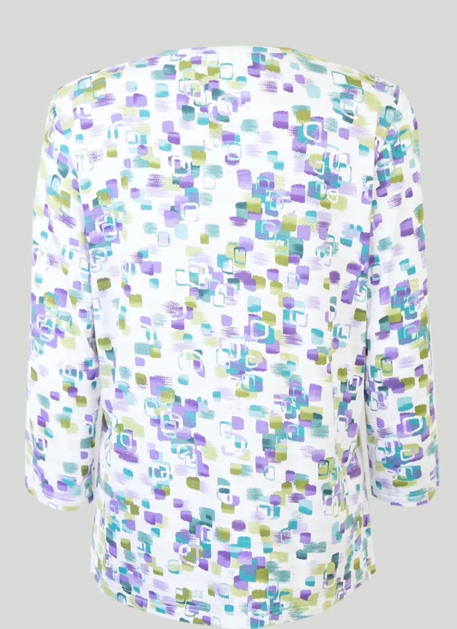 "Honor Millburn Women's Stylish Print Top - Trendy Fashion Blouse for Women"