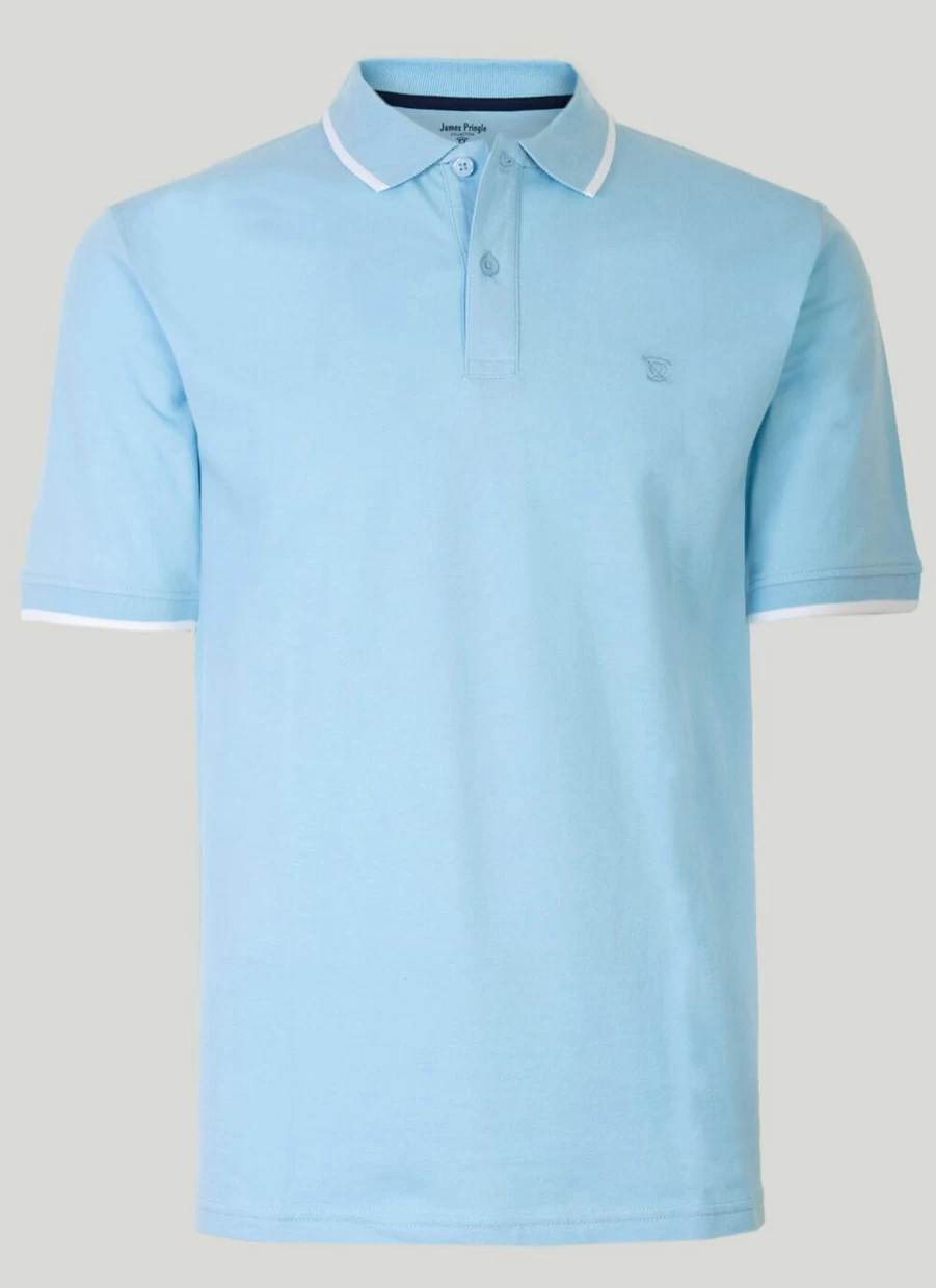 Men's Cotton Polo Shirt by James Pringle – Classic Comfort & Style