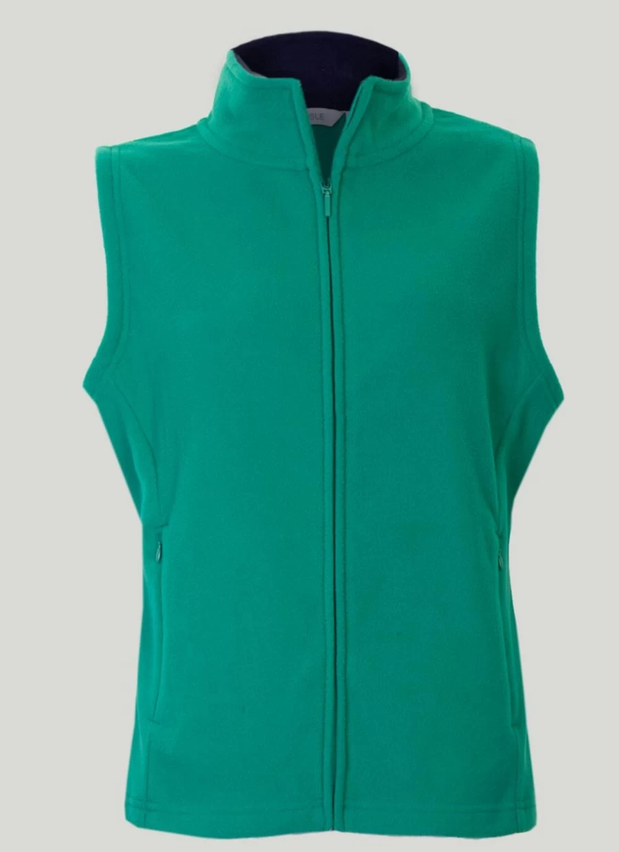 Isle Women's Fleece Gilet - Lightweight Warm Vest for Outdoor Activities