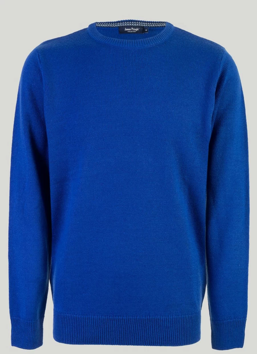 James Pringle Men's Crew Neck Jumper - Classic Knit Sweater for Men