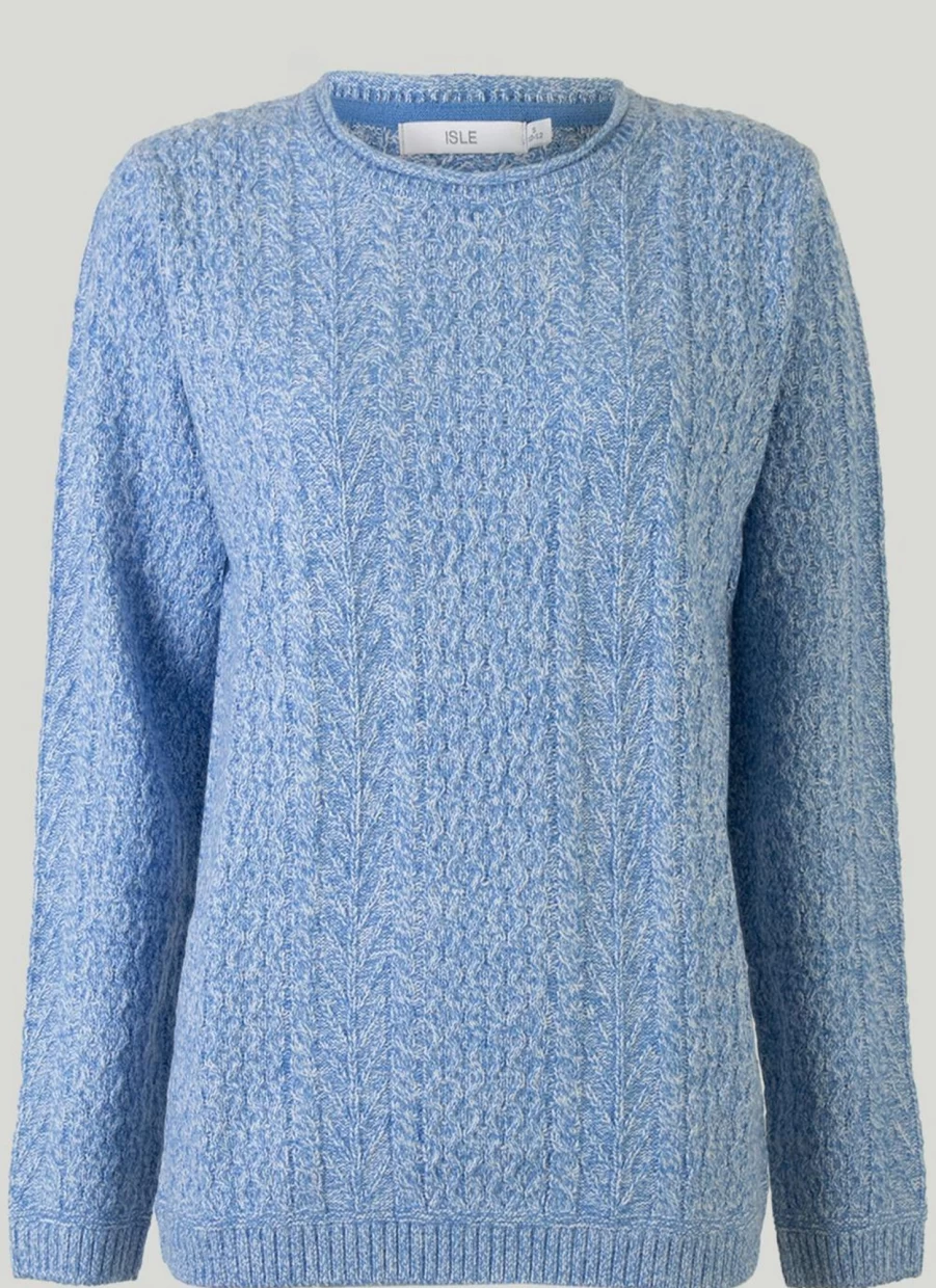 Isle Women's Cable Jumper - Soft Knit Sweater for Comfort & Style