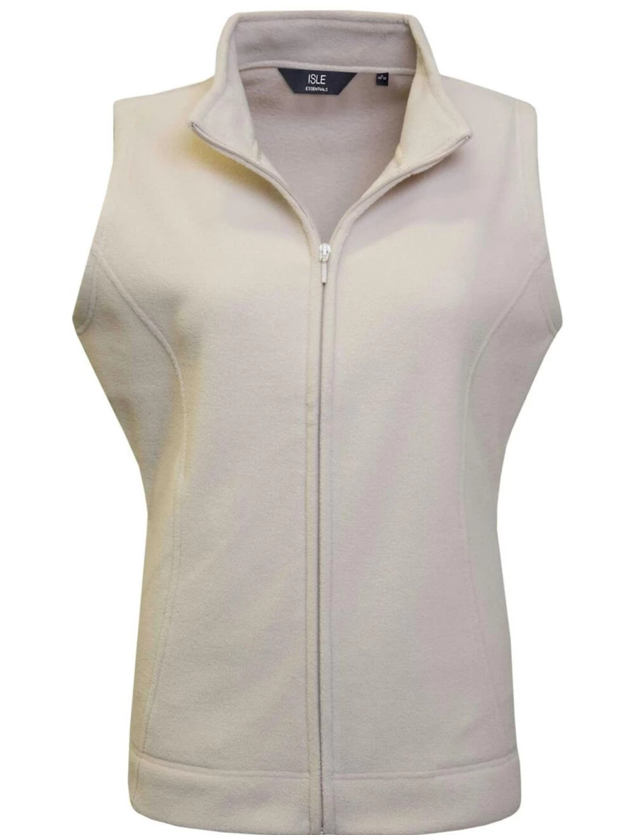 Isle Women's Fleece Gilet - Lightweight Warm Vest for Outdoor Activities
