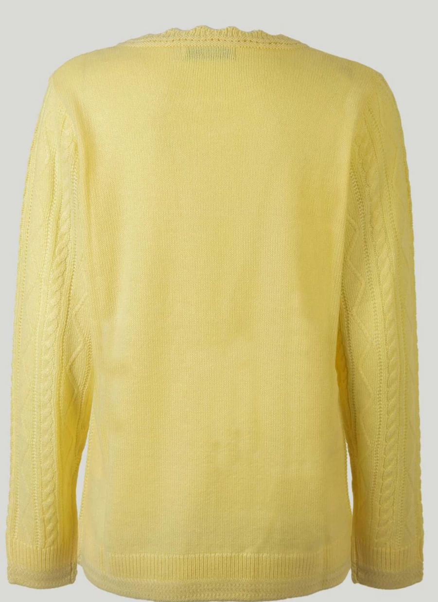 Isle Women's Cable Jumper - Soft Knit Sweater for Comfort & Style