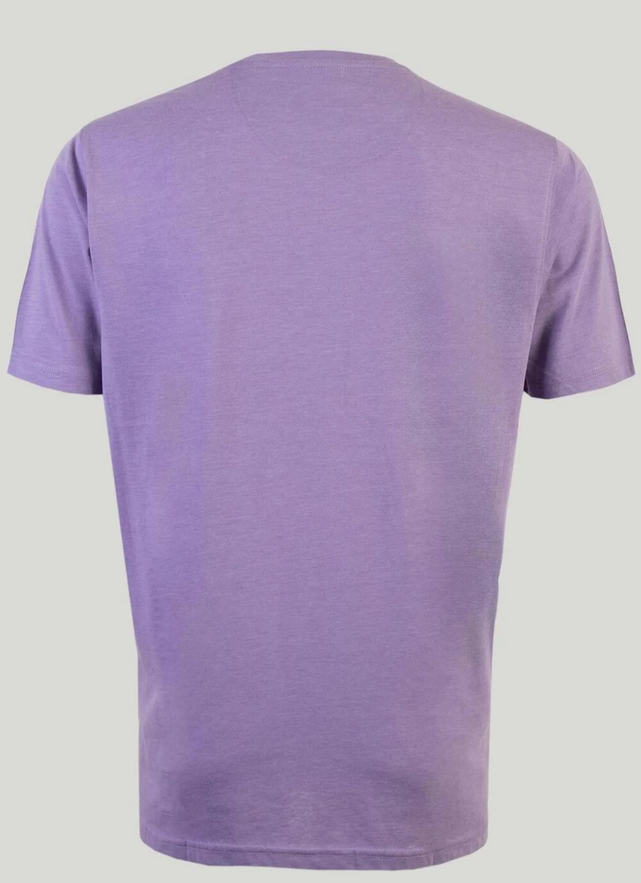 James Pringle Men's Cotton Crew Neck T-Shirt - Soft Classic Fit Short Sleeve Tee