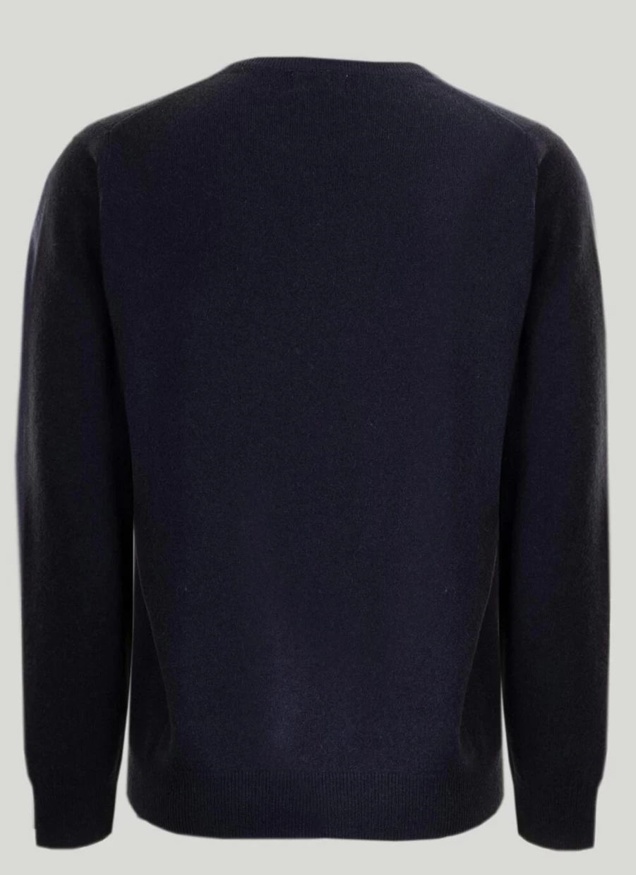 Gleneagles Men's Premium Cashmere V-Neck Jumper – Soft Luxury Knit Sweater