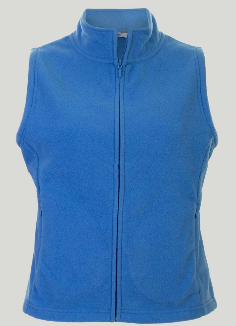 Isle Women's Fleece Gilet - Lightweight Warm Vest for Outdoor Activities