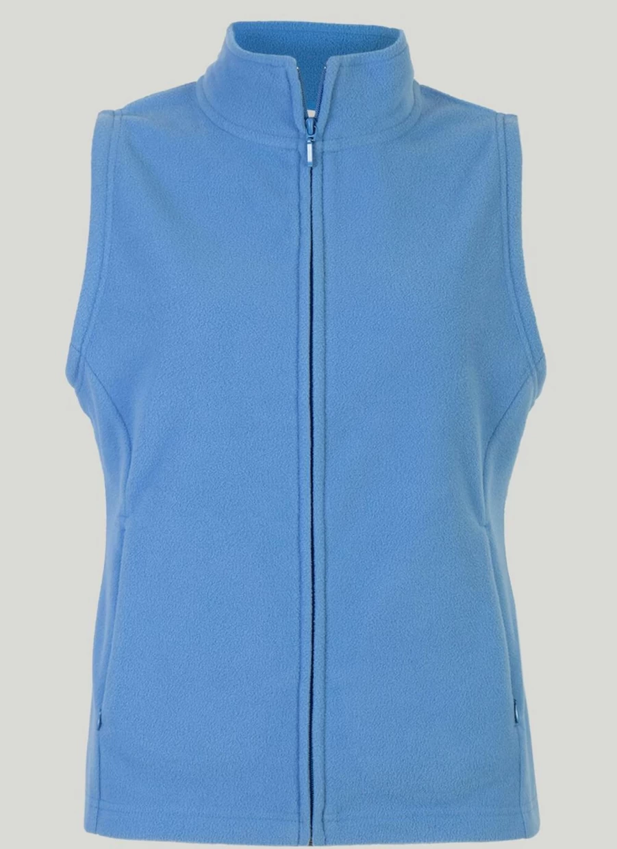 Isle Women's Fleece Gilet - Lightweight Warm Vest for Outdoor Activities