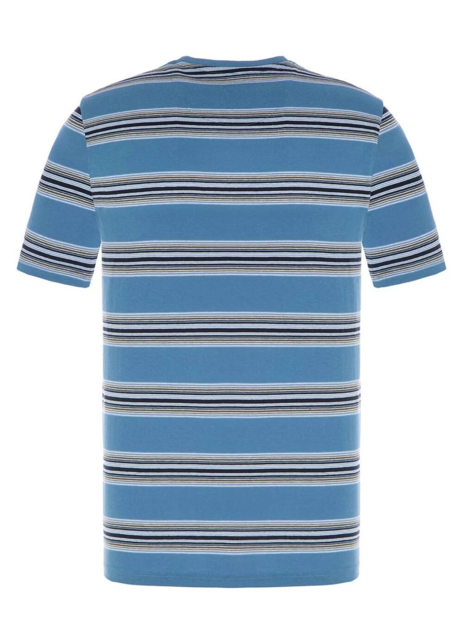 James Pringle Men's Stripe T-Shirt - Classic Cotton Casual Tee