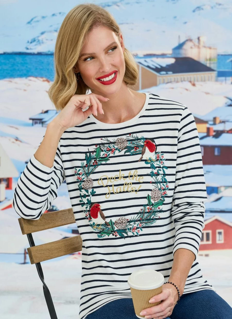 Isle Women's Stripe Top - Stylish Casual Striped Shirt for Women