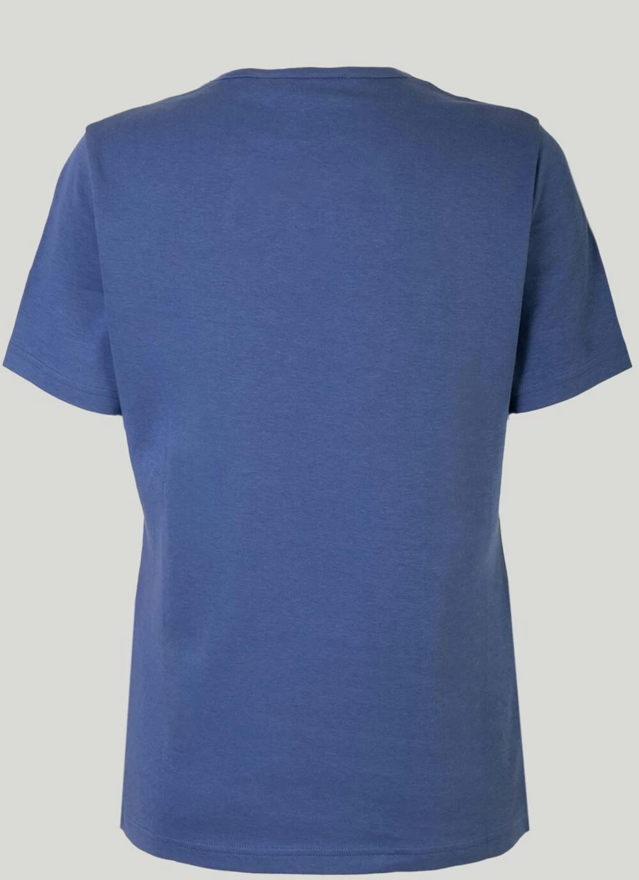 "Isle Women's Keyhole Neckline T-Shirt - Stylish Casual Top"