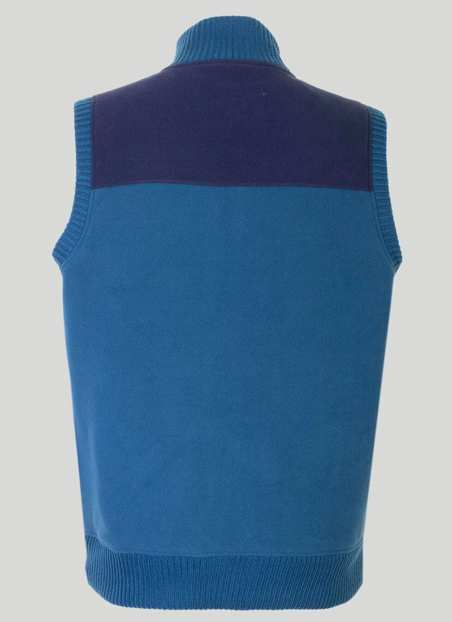 Men's James Pringle Fleece Gilet with Padding - Warm Quilted Vest for Winter