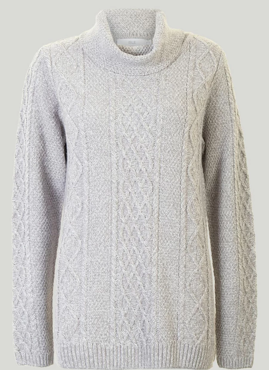 Isle Women's Bardot Neck Knit Jumper Sweater