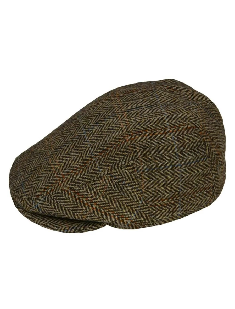 HARRIS TWEED Men's Classic British Wool Flat Cap | Harris Tweed Official
