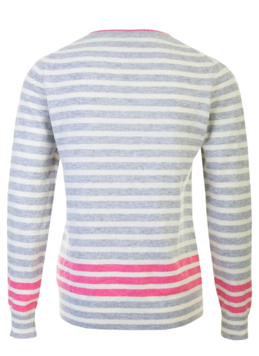 Lochmere Women's Cashmere Crew Neck Sweater Soft Luxury Knit Pullover