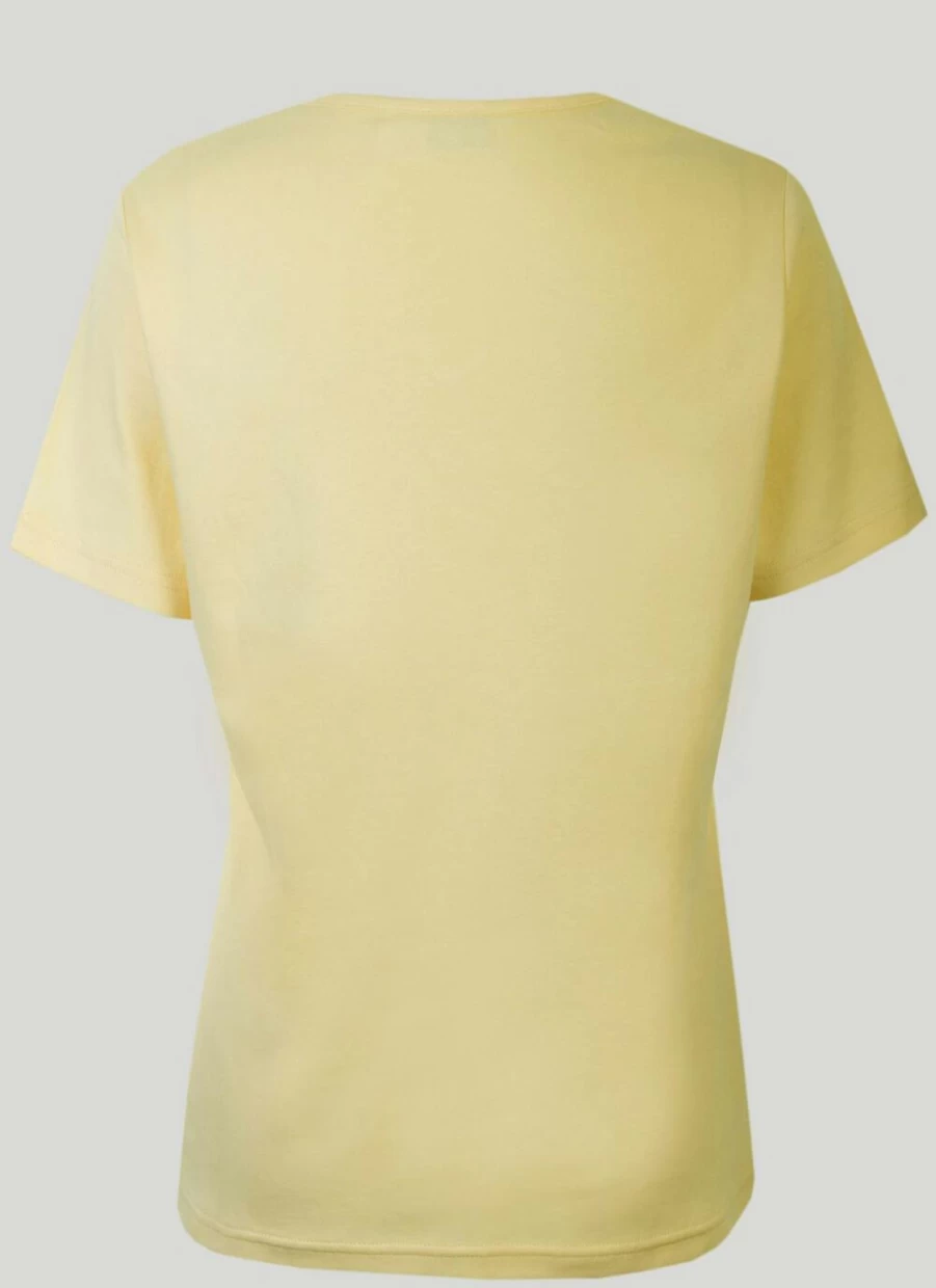 "Isle Women's Keyhole Neckline T-Shirt - Stylish Casual Top for Women"