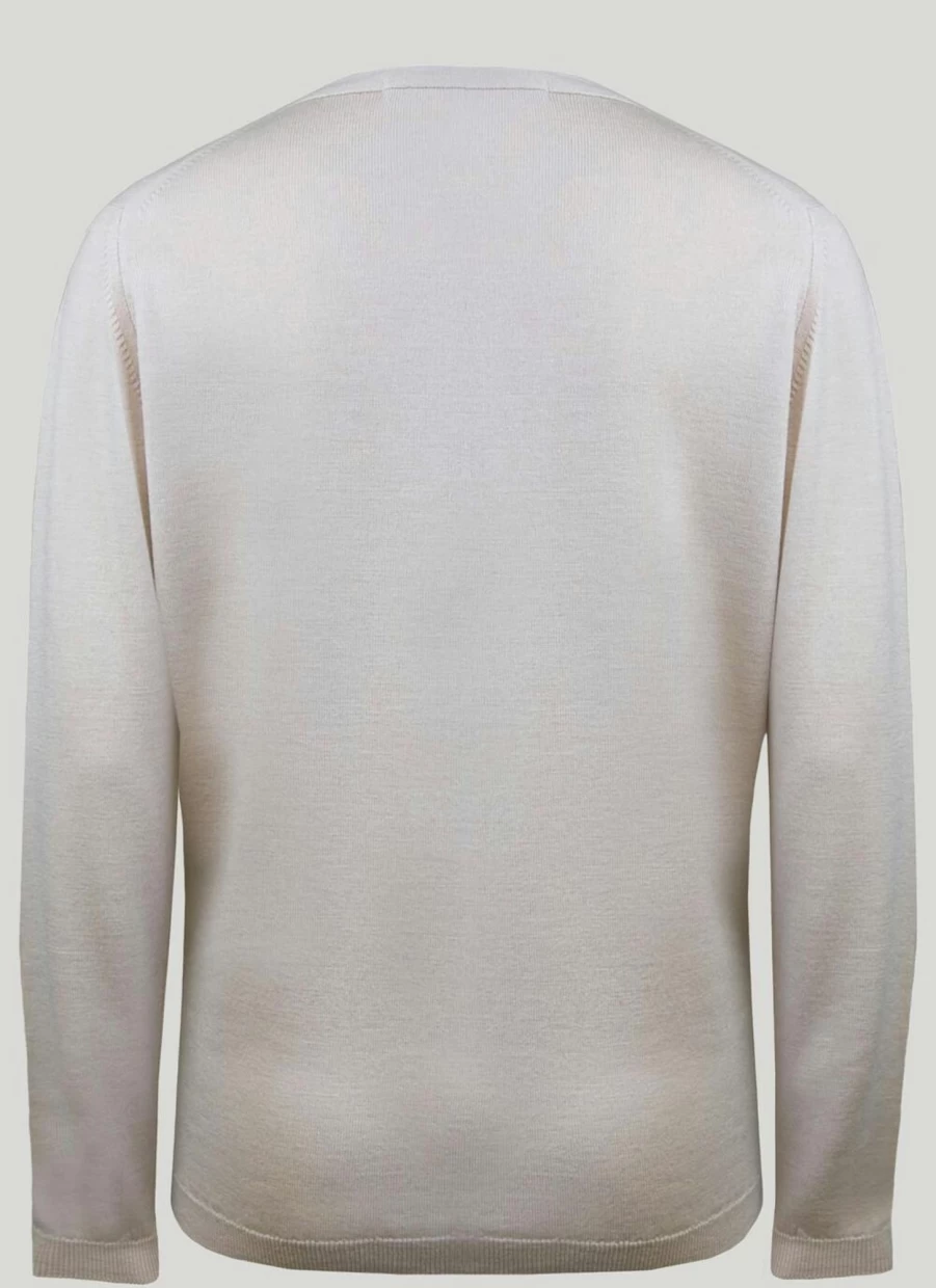"Isle Women's Merino Wool V-Neck Cardigan Sweater"
