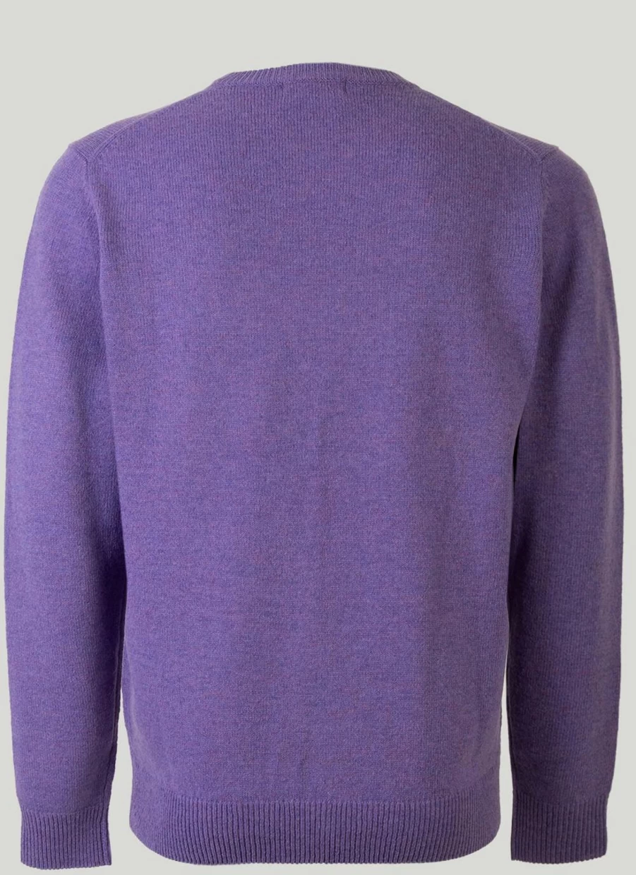 James Pringle Men's Lambswool Crew Neck Jumper - Soft Warm Knit Sweater